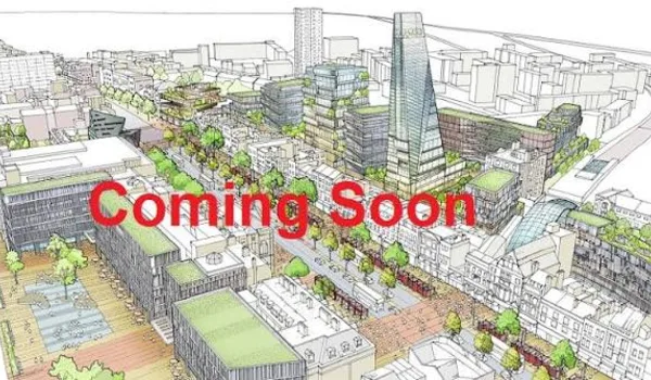 Homepage master plan layout of three towers and the amenity building on 4.20 acres